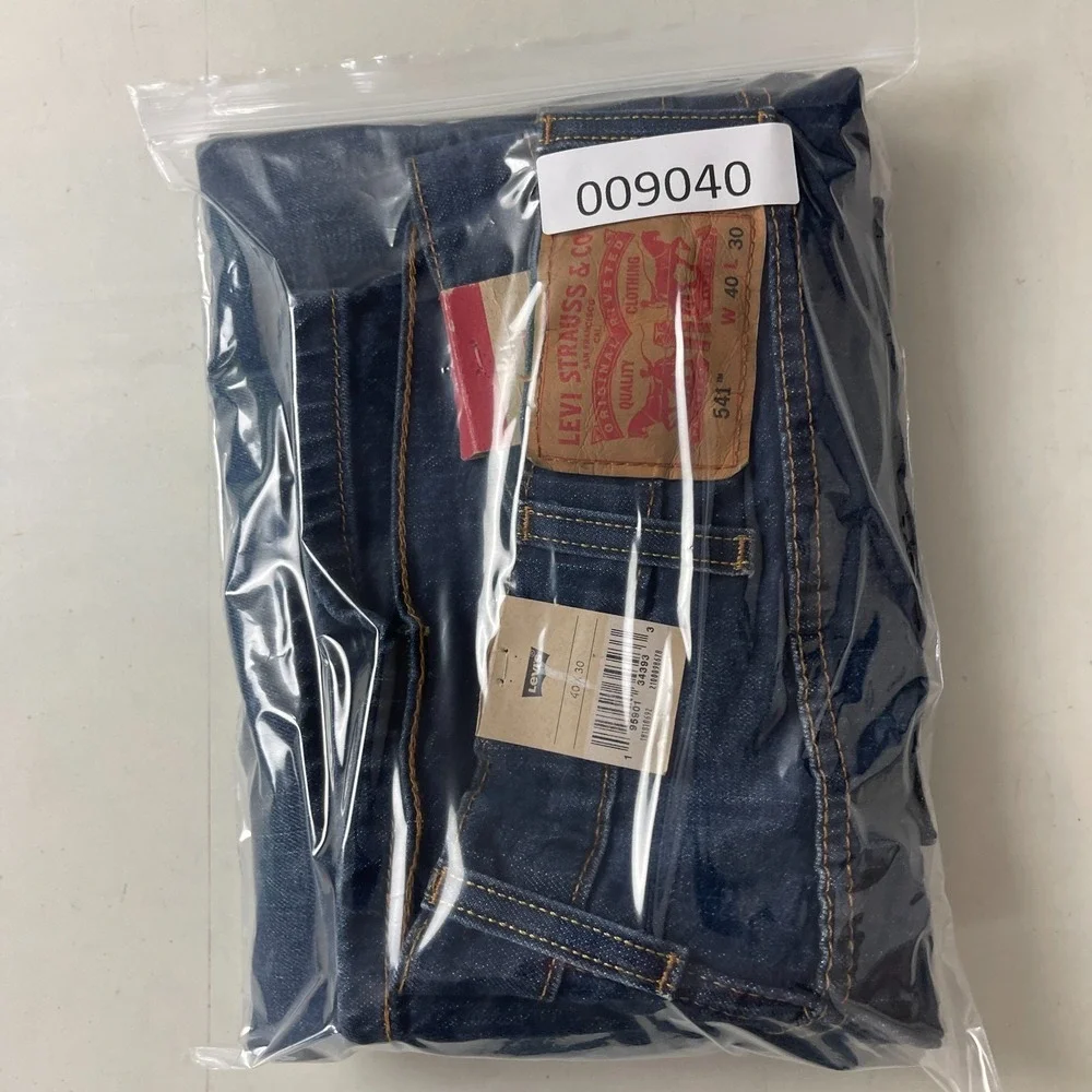 Levis 541 Jeans Men 40x30 Athletic Tapered Dark Wash Stretch Denim Casual Preppy